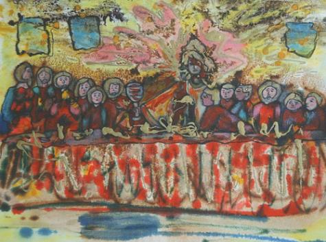 LAST SUPPER. Click to see next image.